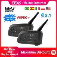 2x Interkom motocyklowy EJEAS V6 PRO+