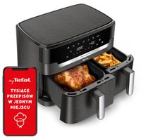 Air Fryer Frytkownica beztłuszczowa TEFAL Dual Easy Fry XXL EY942HE0 11l z podwójnym koszem