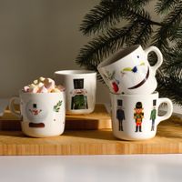 Komplet kubków nutpatcher z motywem dziadka do orzechów w Home&You