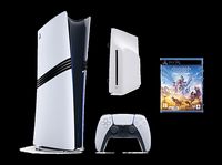 Konsola PLAYSTATION 5 Pro 2TB + Napęd optyczny PS5 + Gra Horizon Zero Dawn Remastered Edition Biało-czarny