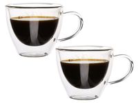 Filiżanki do espresso Manhattan Double Glass 2 szt. 80 ml transparentne