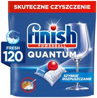 FINISH Kapsułki do zmywarki Quantum Powerball fresh 120 sztuk