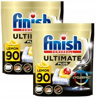 Finish Ultimate Plus All in 1 kapsułki do zmywarki Cytryna 90 sztuk