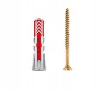 FISCHER kołki kołek duopower 8x40 50sztuk + WKRĘTY