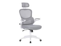 Fotel obrotowy Mortiz szaro-biały