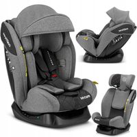 Fotelik samochodowy 0-36 40-150cm Sesttino Secure Pro Funkcja Spania Daszek