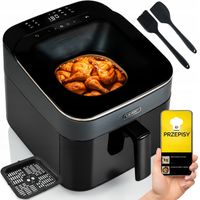 Frytkownica beztłuszczowa 6,5L Air Fryer Yoer 1700W +Duże okno 12 programów