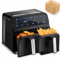 FRYTKOWNICA BEZTŁUSZCZOWA FRYTOWNICA AIR FRYER XXL MOCNA 8L