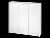 Szafka z lustrem biała