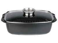 Brytfanna aluminiowa z powłoką ceramiczną z pokrywką, 6 L