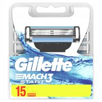 Ostrza wymienne do maszynki do golenia 15 sztuki Gillette Mach3 Start