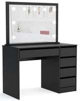 Gregory Bis – Elegancka Toaletka z Lustrem LED Czarny