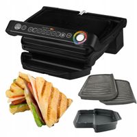 Grill elektryczny Tefal OptiGrill GC7058 czarny 2000 W