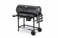 Grill węglowy "beczka" ruszt żeliwny 71x35 cm Activa 11260