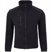Gruby POLAR MĘSKI bluza polarowa FLRA340 BK-BK 4XL