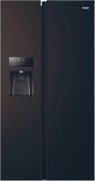 Lodówka Haier Seria 3 SBS HSR3918EIPB Pełny No Frost 177,5cm Dystrybutor wody Obsydianowy