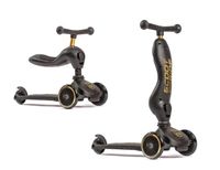 Scoot & Ride Highwaykick 1 Jeździk i hulajnoga 2w1 Black & Gold LE