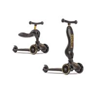 Jeździk i hulajnoga 2w1 Black & Gold LE Highwaykick Scoot & Ride