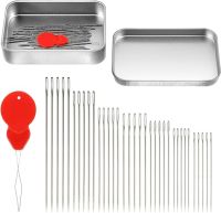 40 szt. dużych igieł do szycia, 7 rozmiarów