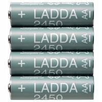 IKEA LADDA Akumulator niklowo-metalowo-wodorkowy AA (R6) 2450 mAh 4 szt.