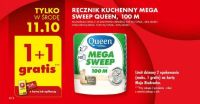 Biedronka - Ręcznik Kuchenny Queen Mega Sweep 100m 1+1 Gratis (6,50 za sztukę) w środę 11.10