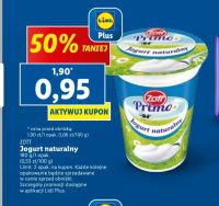 Lidl - Jogurt naturalny Zott 180g za 0,95 zł od 16.10 do 18.10