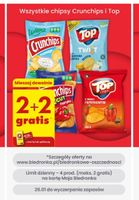 Biedronka - chipsy Crunchips i Top 2+2 Gratis w piątek 26.01