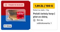Świeży Polski Karp płaty LIDL