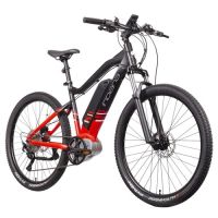 Rower elektryczny INDIANA E-MTB 4.0 M18 27.5 cala męski Czarno-czerwony