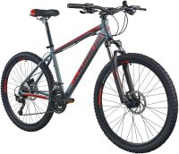 Rower górski MTB INDIANA X-Pulser 3.6 M21 26 cali męski Grafitowo-czerwony