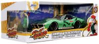 Samochód JADA TOYS Street Fighter 1969 Chevrolet Corvette Stingray ZL1 + figurka 253255061