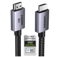 Kabel HDMI 2.1  UGREEN 8K 60Hz 4K 240Hz 165Hz 144Hz 120Hz 48Gbit/s High Speed 2m
