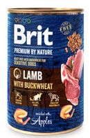 Karma dla psa BRIT Premium By Nature Lamb&Buckwheat Jagnięcina z gryką 400 g