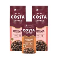 Kawa ziarnista COSTA COFFEE Crema Blend 2x 1kg + GRATIS Medium signature blend 200g od polskiego sprzedawcy