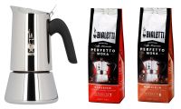 Zestaw Kawiarka Bialetti Venus 6tz+kawy Nocciola 250g+Classico 250g