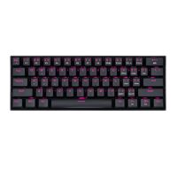 Klawiatura mechaniczna Redragon K630 RGB Dragonborn Red Switch Czarny