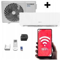 Klimatyzator ścienny WEBER CLIMA Q 2,6 kW + 4D + WiFi OSTATNIE SZTUKI!
