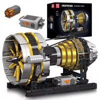 Klocki Mould King 10141 Silnik ODRZUTOWY Samolotu Model Konstrukcyjny BOX