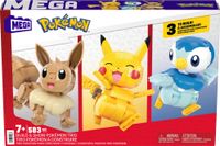 Klocki plastikowe MEGA Pokemon Trio Pokemonów HNT94