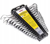 KLUCZE PŁASKO-OCZKOWE ZESTAW KLUCZY 16 EL. 6-24 MM