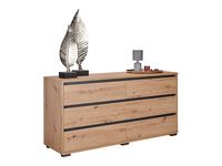 Komoda Line 160 cm z 6 szufladami dąb artisan