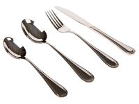 Komplet 24 sztućców dla 6 osób Vigo srebrny