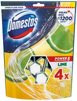 Kostka do WC DOMESTOS Power 5 Lime 4x55g