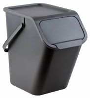 Kosz na śmieci PRACTIC Bini 15100693 25L Czarno-szary