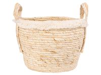 Koszyk z trawy morskiej 23 cm beżowy