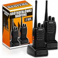 Krótkofalówka BAOFENG 2 X BF-888S HT WALKIE-TALKIE PMR CZARNA DUŻY ZASIĘG
