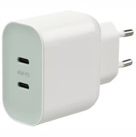 Ładowarka 2 porty USB C 45 W szybkie ładowanie IKEA SJÖSS biała