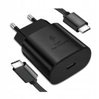 Ładowarka sieciowa USB-C 25W + kabel 1 m – do Samsung (A54, A55, A35, A34, A53, S21)