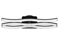 Lampa ścienno-sufitowa Logan LED 3-punktowy metalowy czarny