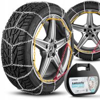 ŁAŃCUCHY ŚNIEGOWE KN 120 - 12mm na koła R15 - R20 cer. TUV O-NORM GS Grube